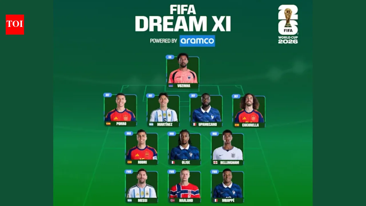 Best of best: FIFA unveils World Cup Dream XI with 11 players voted as tournament's finest