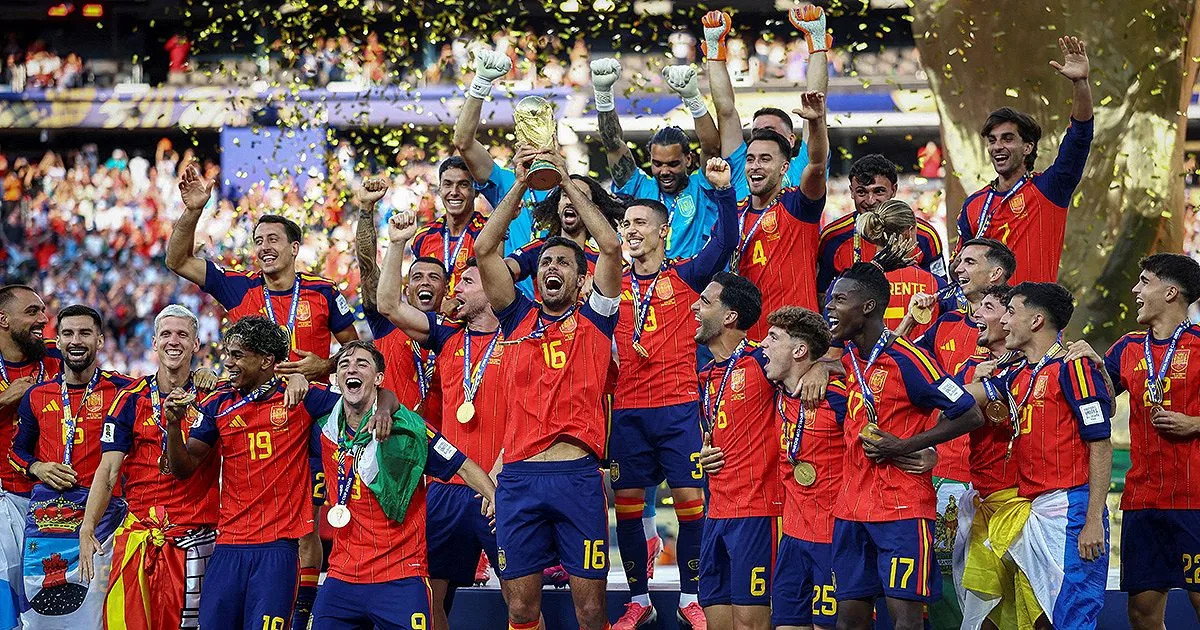 Argentina star behind throat-grab incident on Spain defender hints at international retirement after World Cup final