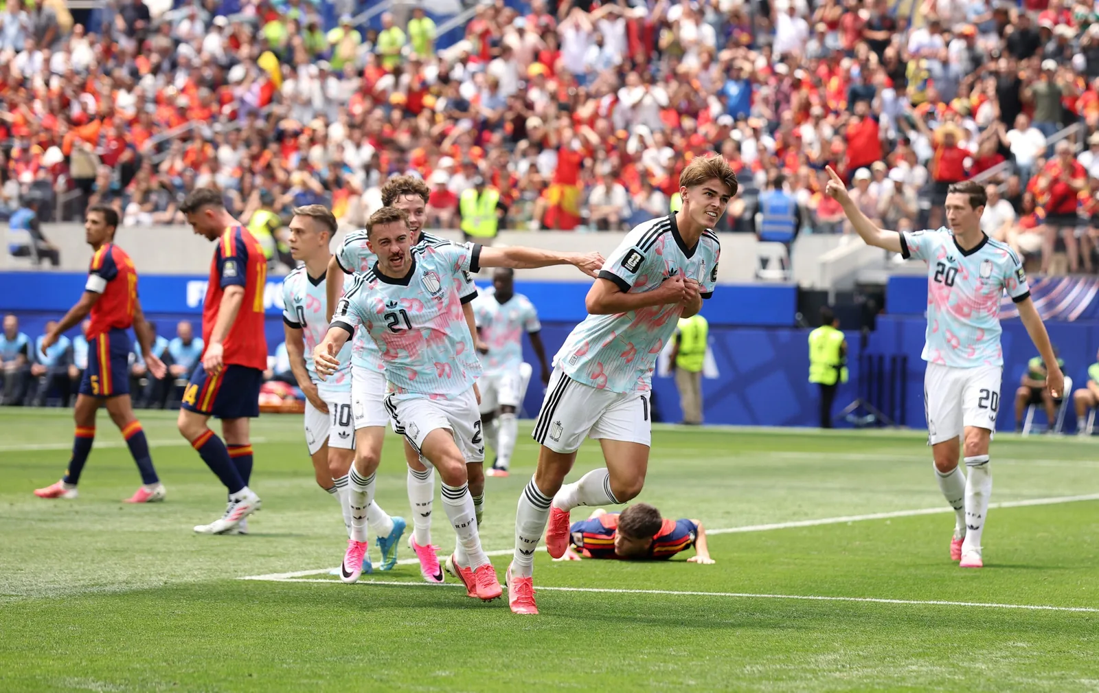 Spain VS Belgium, FIFA World Cup quarterfinals: Belgium's Ketelaere scores 1-1 against Spain