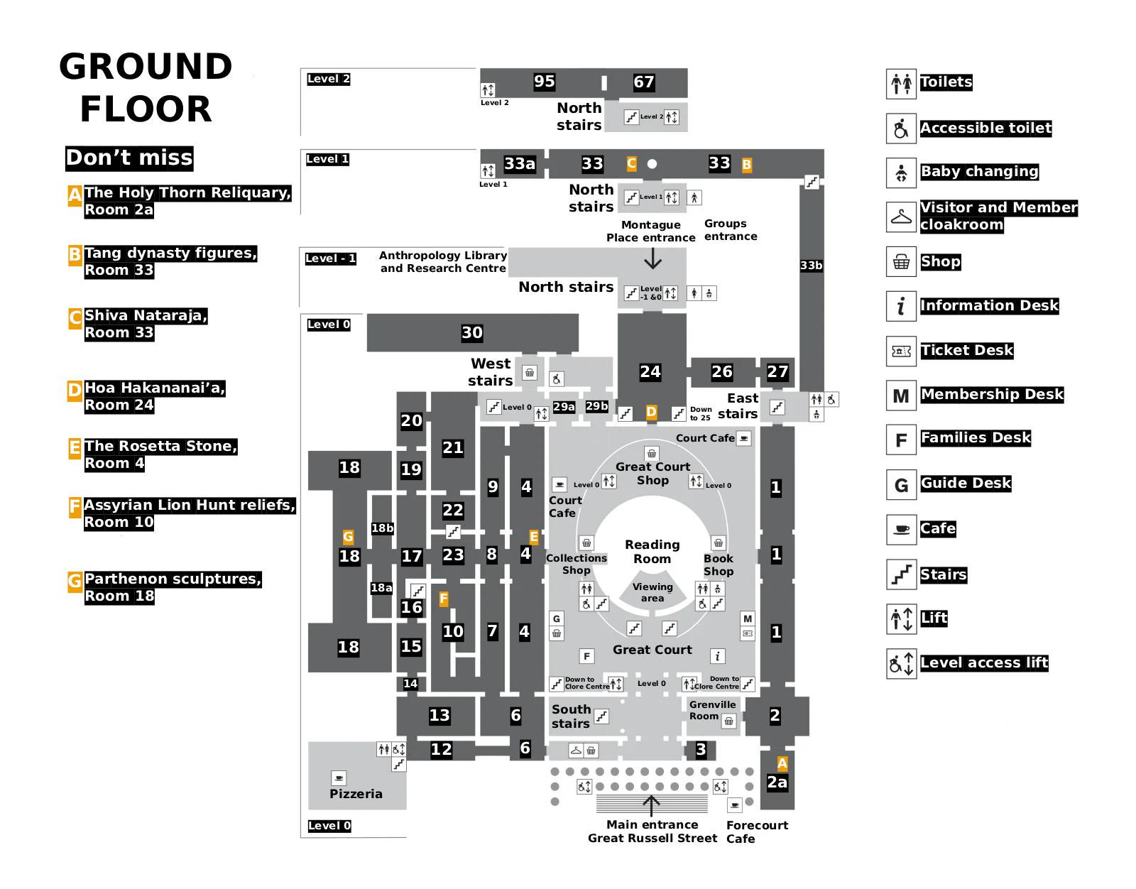 the british museum map